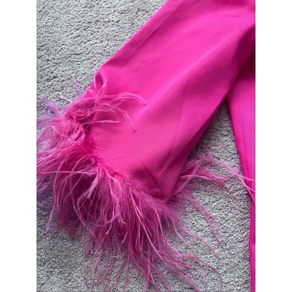 NWOT Tuckernuck hot pink Jamie feather dress, Med $368 - nationalbodyline.in